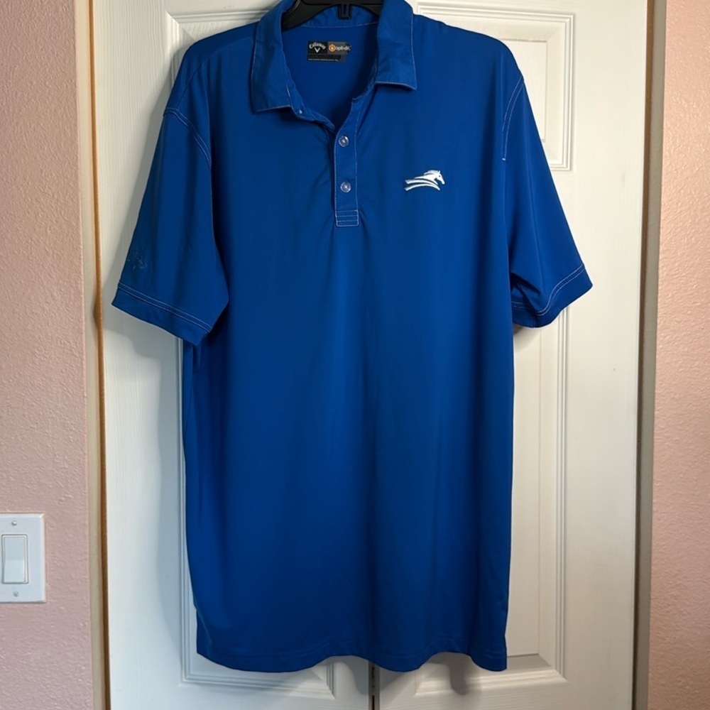 Men’s Callaway Royal Blue Golf shirt Size Lg